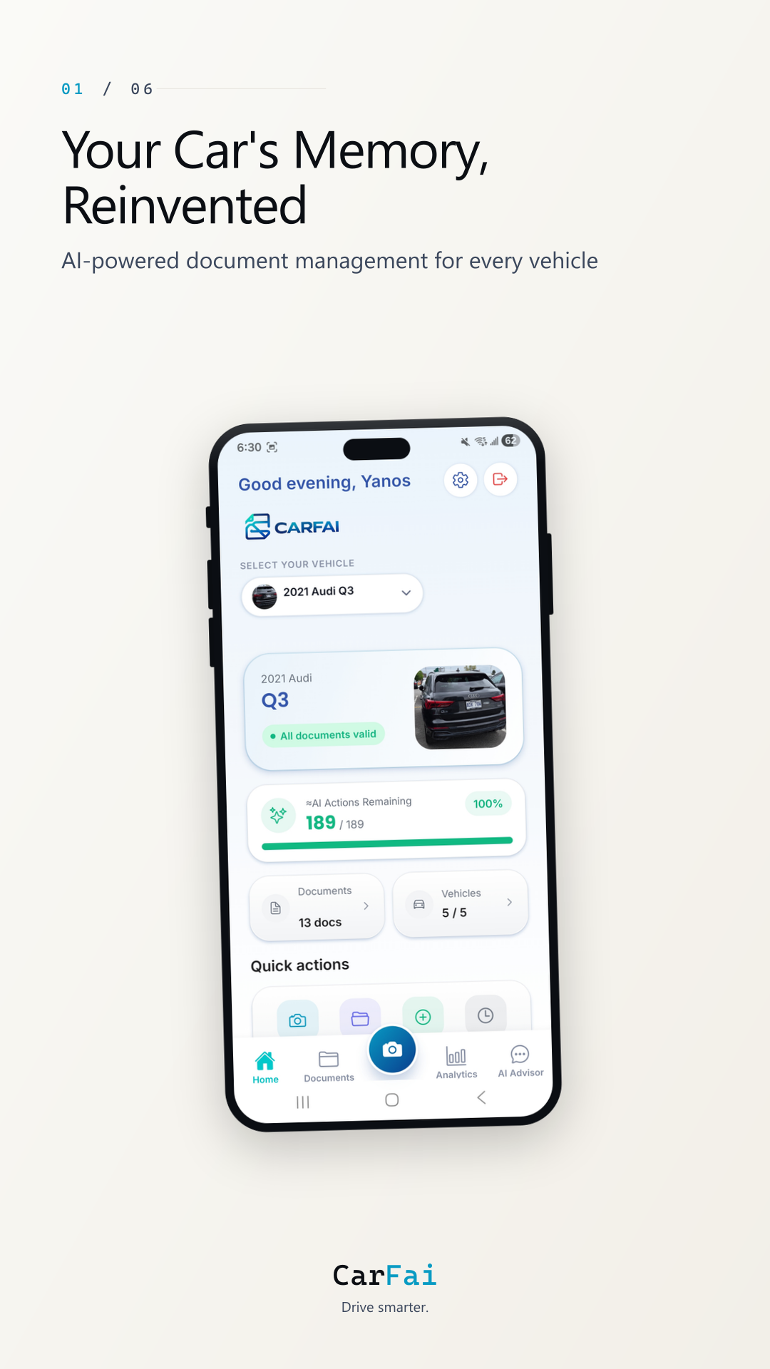 Home — Your Car's Memory, Reinvented